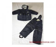 Ensemble pour la neige 3 ans (salopette + blouson )