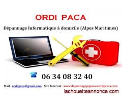 Dépannage Informatique à Domicile (Alpes Maritimes)