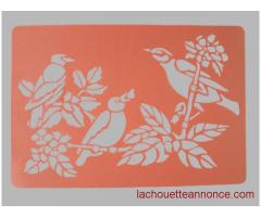 Peinture pochoirs