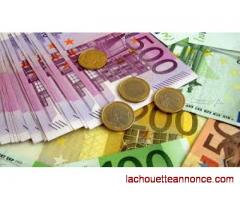 Accord de prêts d'argent aux particuliers et aux entreprises de France
