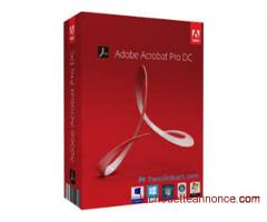 Adobe Acrobat Pro DC - Mac ou PC